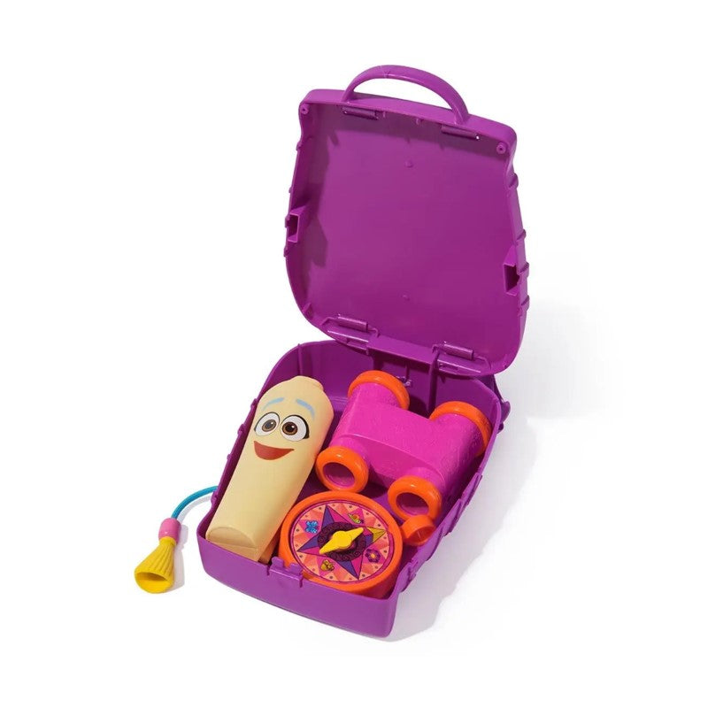 Dora Aventureira Mochila Com Mapa,Binóculo e Bússola - Sunny