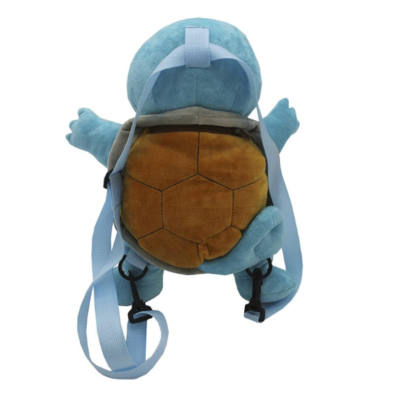 Mochila Pelúcia Pokémon Squirtle Blue - BBR