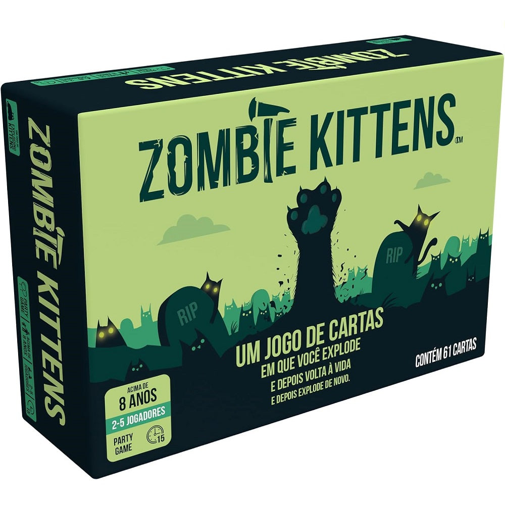 Jogo Exploding Kittens: Zombie Kittens - Galápagos