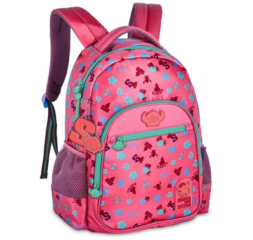 Mochila Escolar Costas Juvenil Tsum Tsum Disney Stitch TS24627