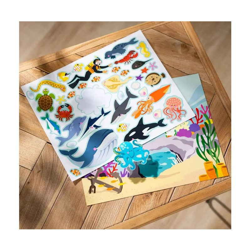 Bloco de Atividades e Adesivos Natureza - Sunny