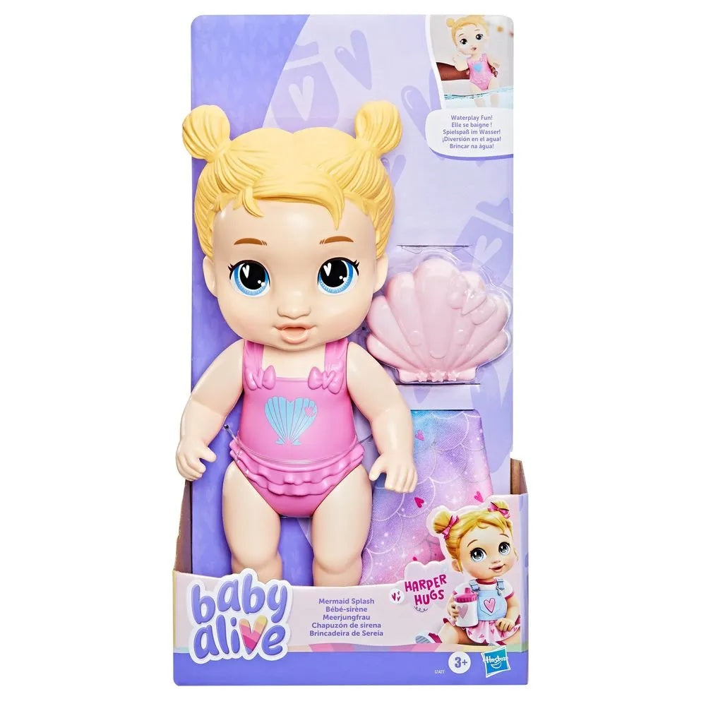 Baby Alive Brincadeira de Sereia Loira - Hasbro