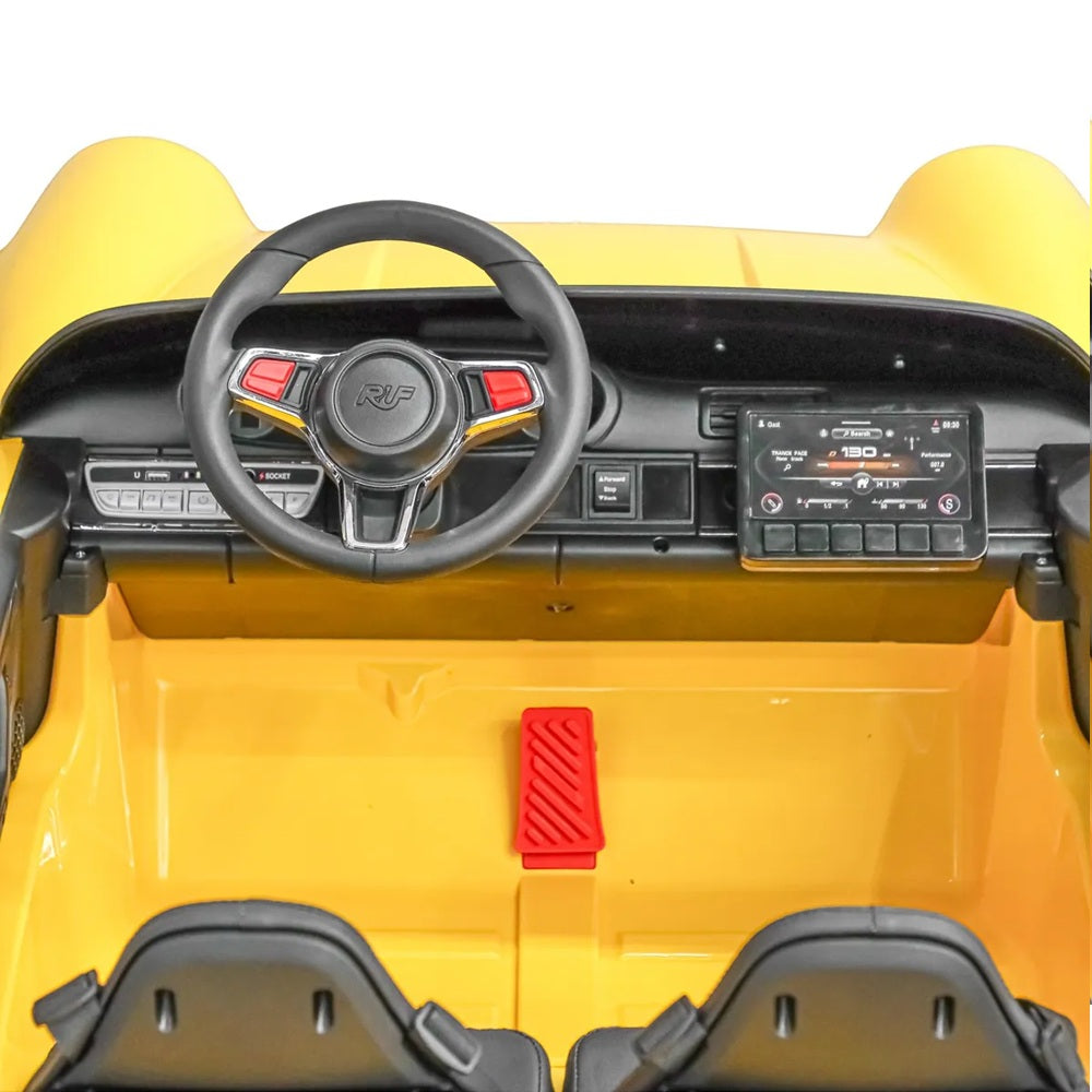 Carro Elétrico RUF- PSH Infantil Amarelo 24V - Zippy Toys