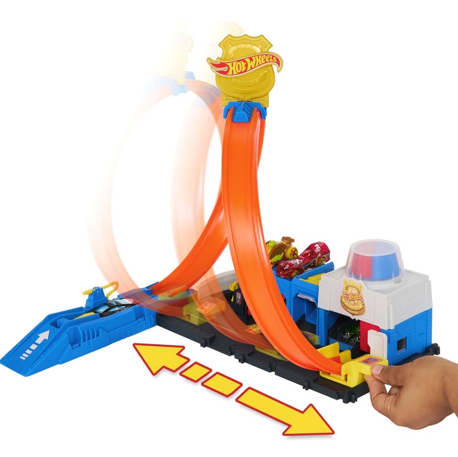 Pista Hot Wheels City Super Delegacia - Mattel JBM71