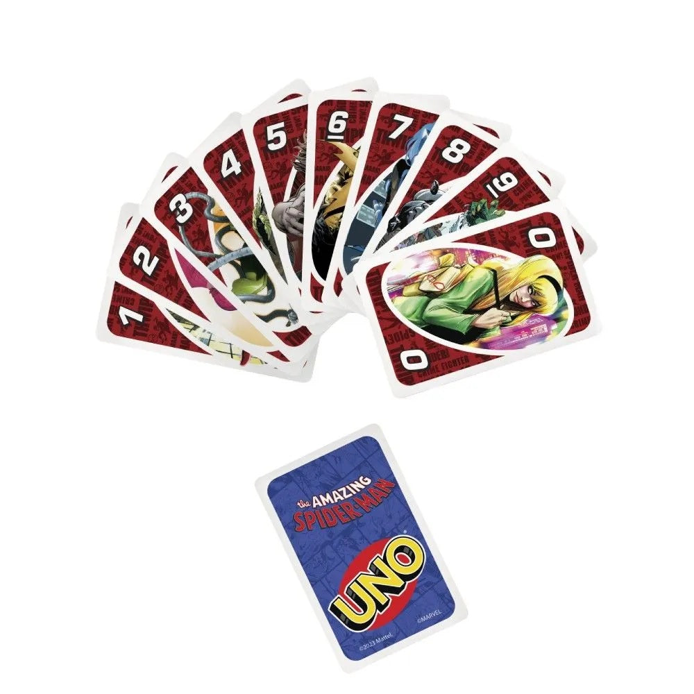 Jogo de Cartas UNO Marvel Spider-Man - Mattel