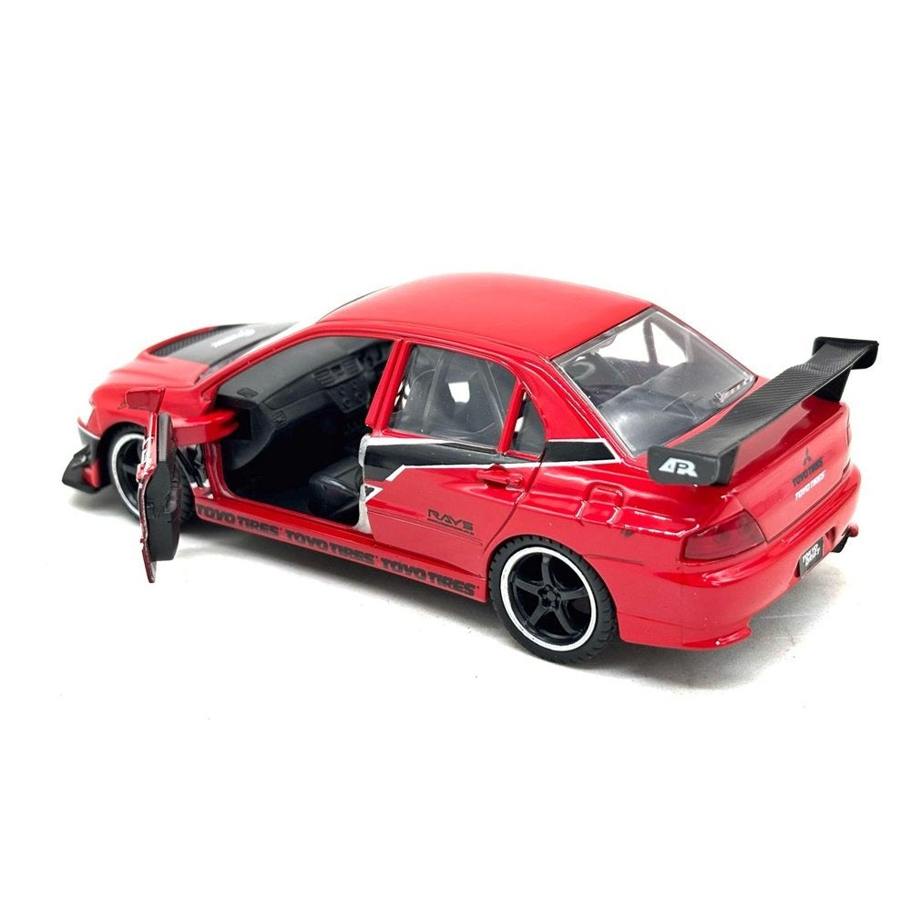 Miniatura Mitsubishi Lancer Evolution IX Fast and Furious 1/32 - Jada