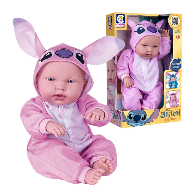 Boneca Baby Angel Disney - Cotiplás