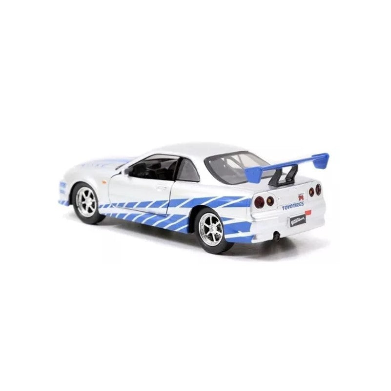 Miniatura Nissan Skyline GTR R34 Velozes e Furiosos - Jada