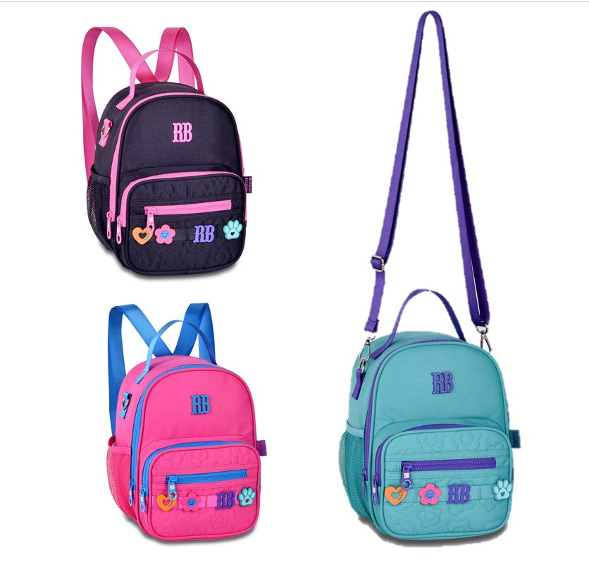 Lancheira Escolar Rebecca Bonbon com Alça Tiracolo e Isolamento Térmico – 3 Cores