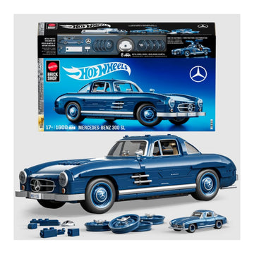 Hot Wheels Brick Shop Premium Mercedes-Benz 300 SL - Mattel