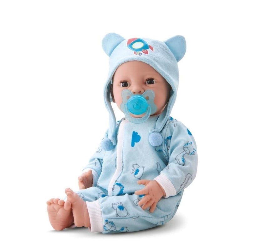 Boneca Diver New Born Brincando De Pijama Menino - Divertoys