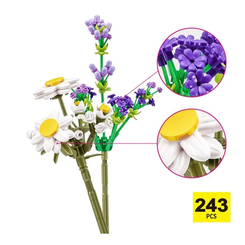 Blocos de Montar Max Premium Flowers