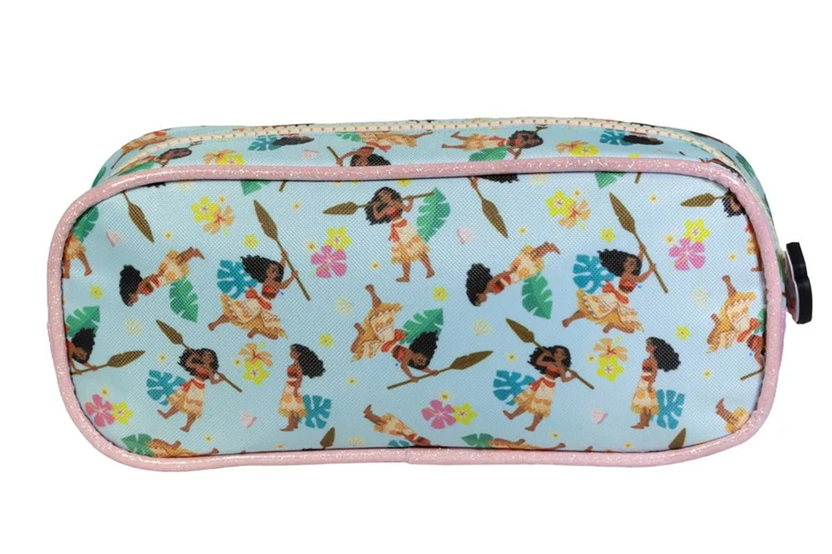 Kit Escolar Moana 2 em 1: Mochila de Costas Reforçada + Estojo Xeryus Original