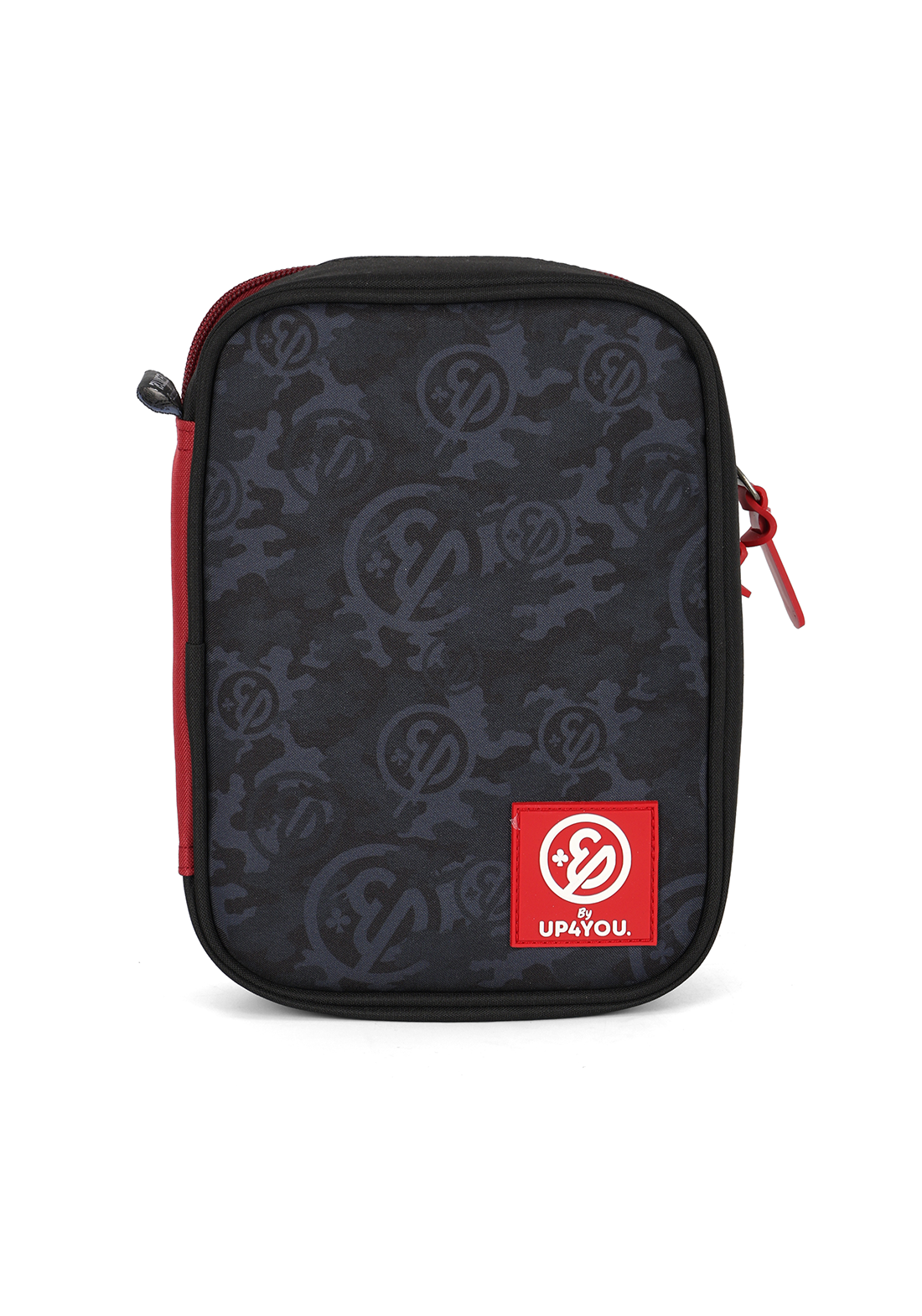Estojo Box Organizador Enaldinho Oficial Preto e Vermelho - Luxel