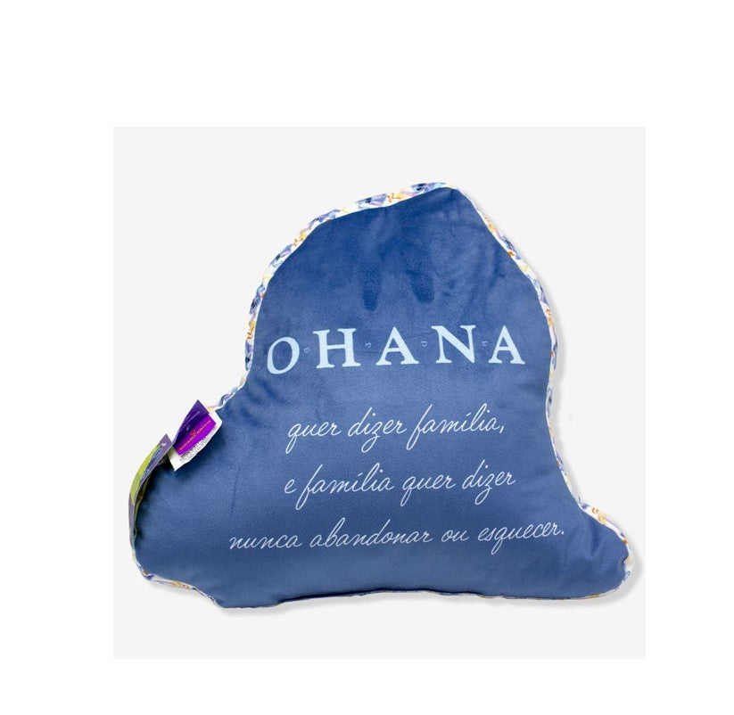 Almofada Disney Formato Stitch Ohana - Zona Criativa