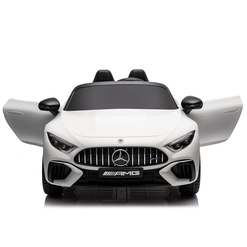 Carro Mercedes AMG 2 Lugares Branco R/C Eletrico 12V - Bandeirante