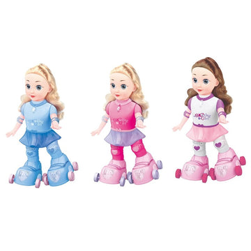 Boneca Amy Patinadora com Luz e Som - ZEIN