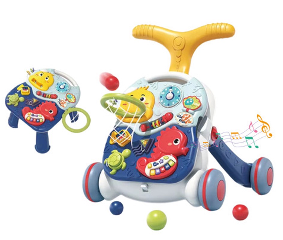 Andador Infantil Fundo do Mar Bebê Azul - Zippy Toys