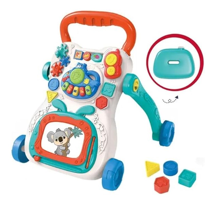 Andador Educativo Didático Musical Colorido - Zippy Toys