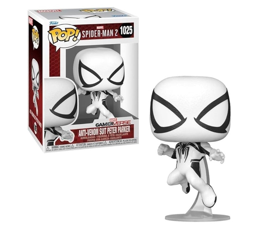 Boneco Funko Pop Spider-Man 2 Peter Traje Anti-Venom