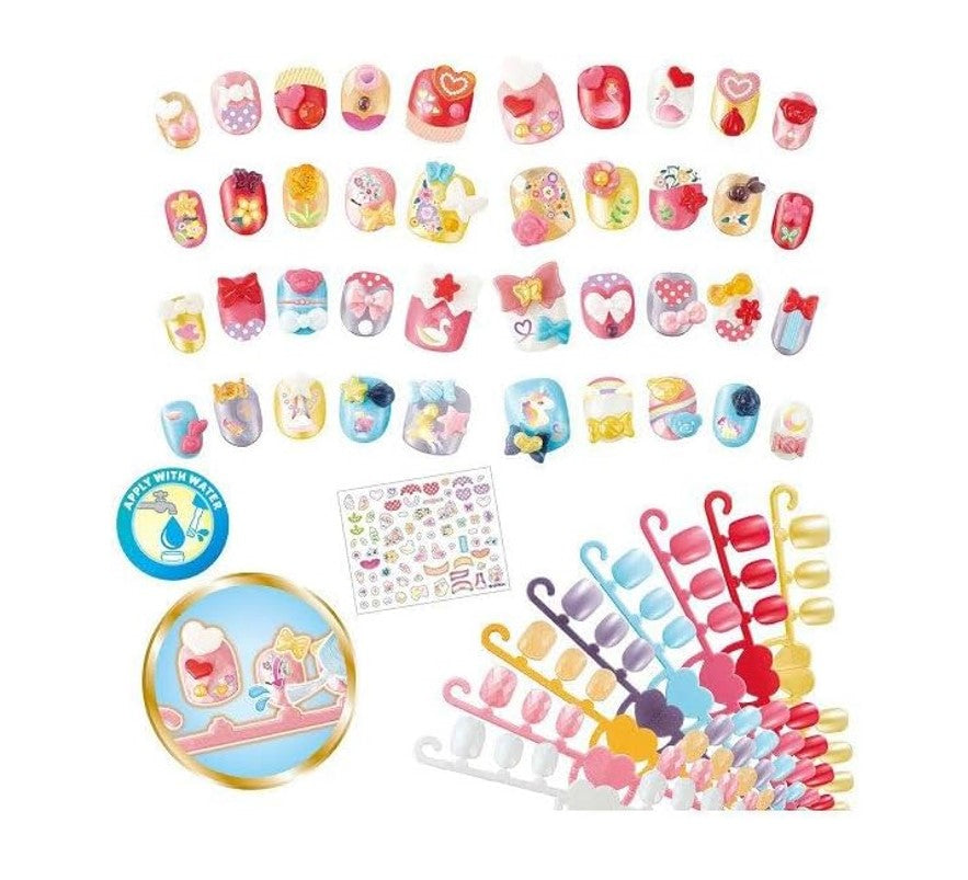 Kit Aquabeads Refil Nail Studio Hearts e Ribbons - Epoch