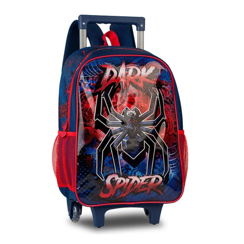 Mochila Escolar Infantil de Rodinhas Dark Spider - Clio Style