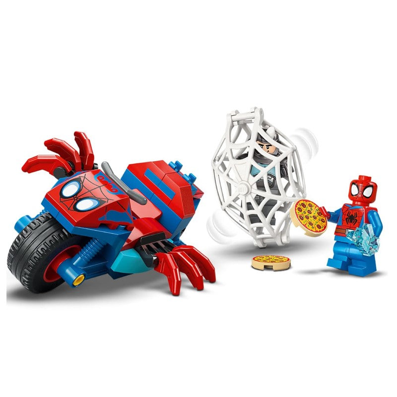 Lego Marvel Homem-Aranha em sua motocicleta vs Rino - 11206