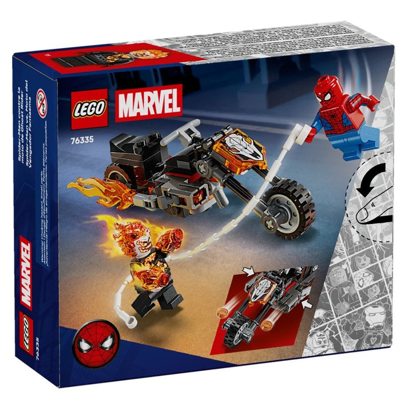 Lego Marvel Homem-Aranha vs Motoqueiro Fantasma - 76335