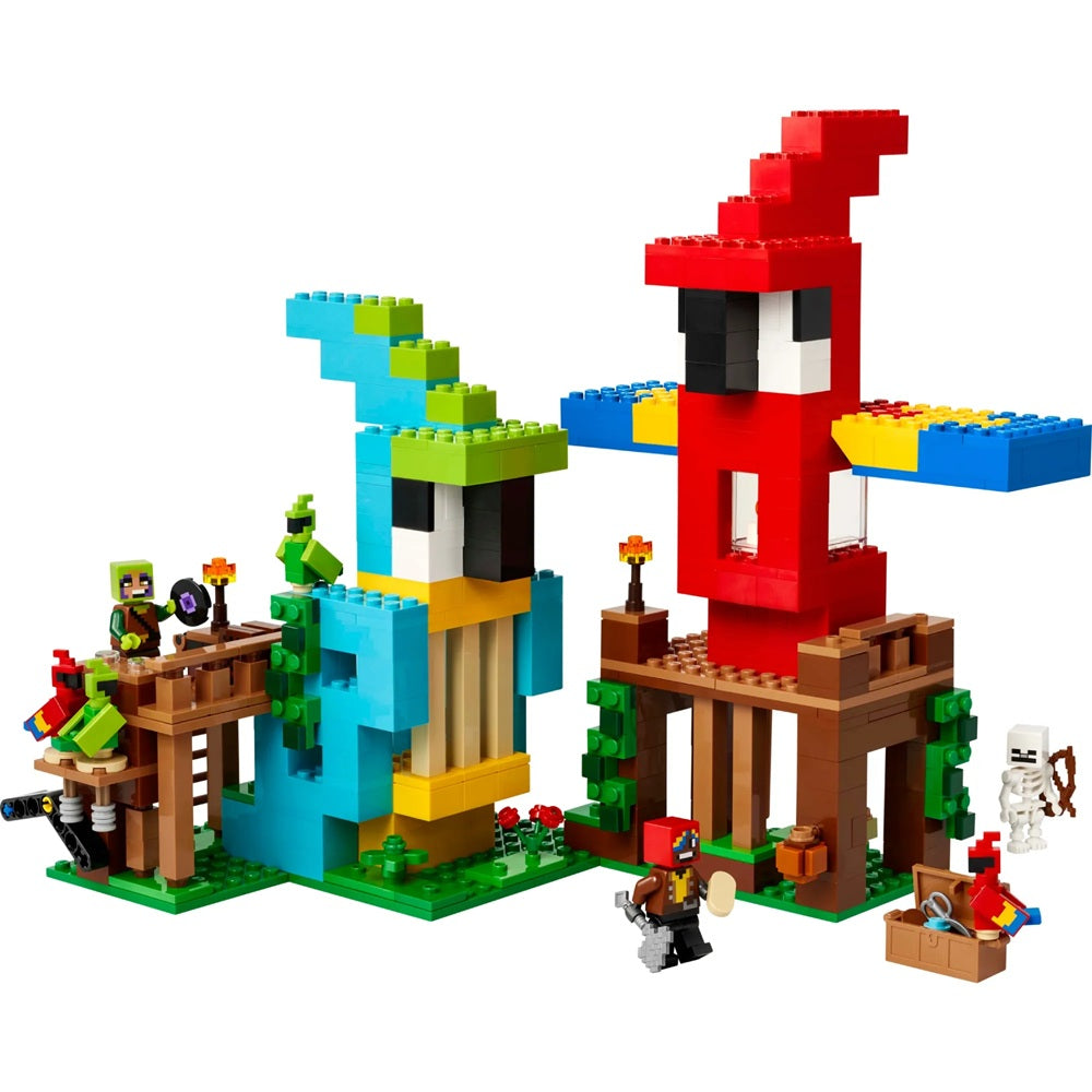 Lego Minecraft As Casas dos Papagaios - 21282