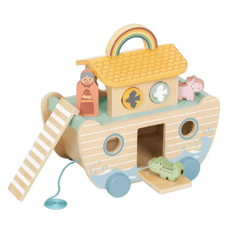Arca de Noé Brinquedo de Madeira Didático - Tooky Toy