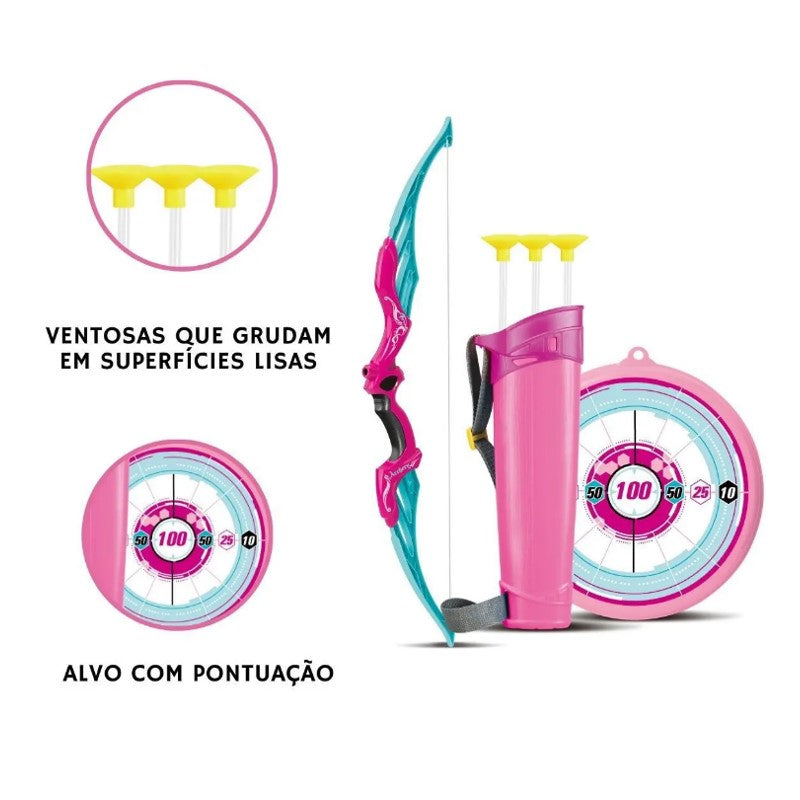 Brinquedo Arco e Flecha Rosa - Zoop