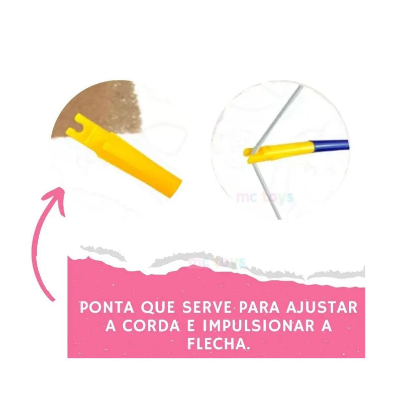 Brinquedo Arco e Flecha Rosa - Zoop