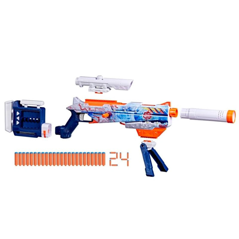Lançador de Dardos Nerf Loaadout Arctic Zerostriker - Hasbro