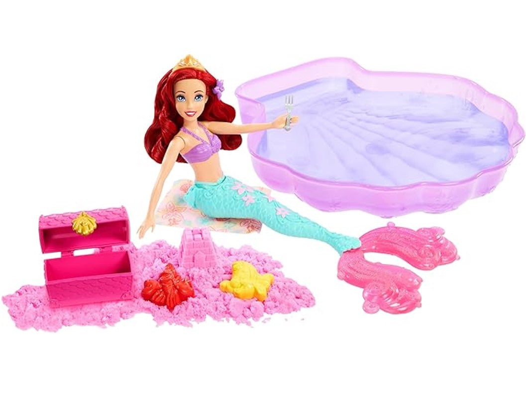 Boneca Princesa Ariel Conjunto Aventuras na Piscina - Mattel