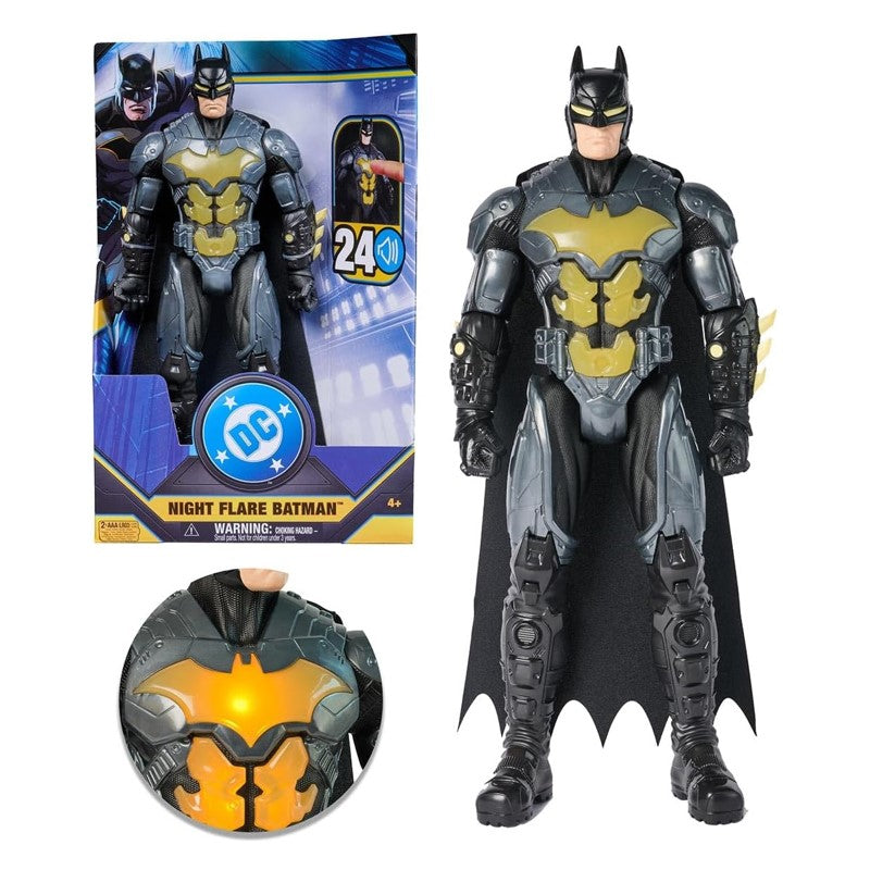 Boneco Batman 30cm Armadura com Luz E Som - Sunny