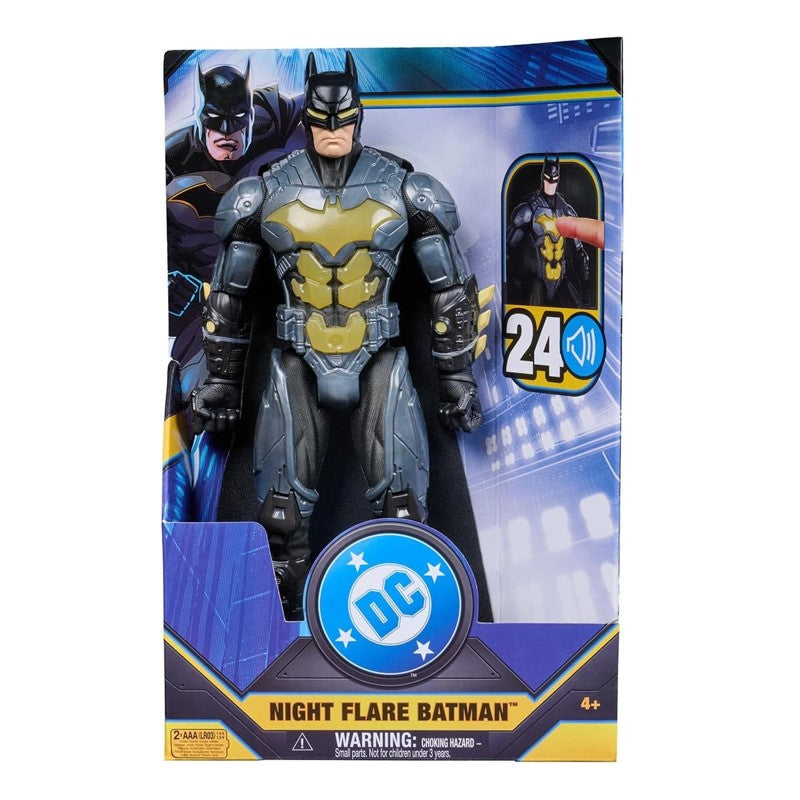 Boneco Batman 30cm Armadura com Luz E Som - Sunny