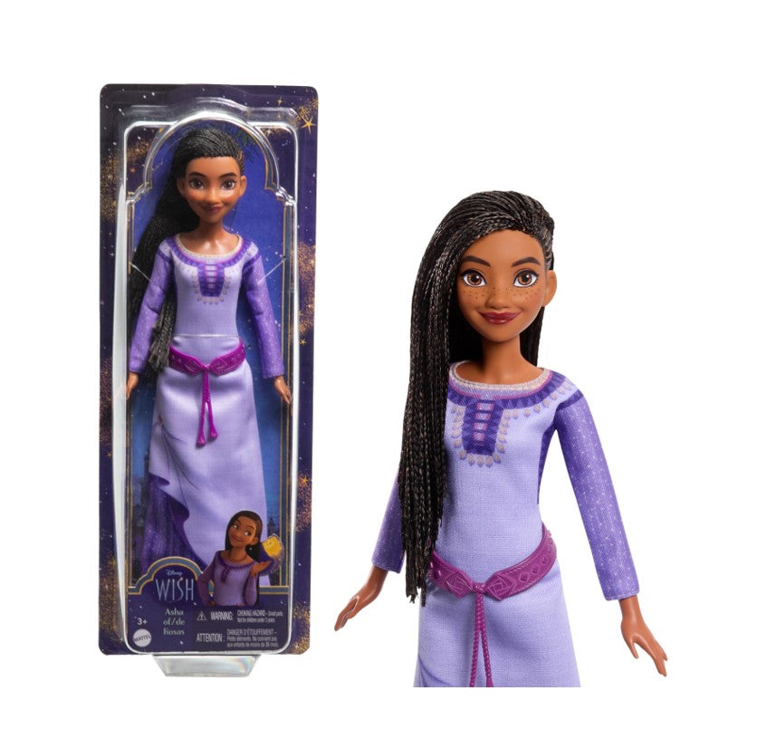 Boneca Disney Asha Filme Wish - Mattel