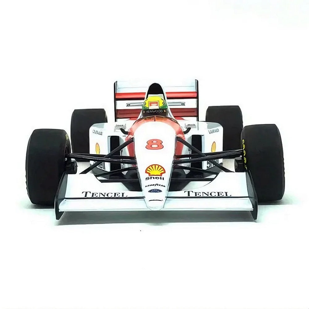Miniatura 1/18 McLaren MP4/8 Ayrton Senna GP 1993 Australia - Bburago