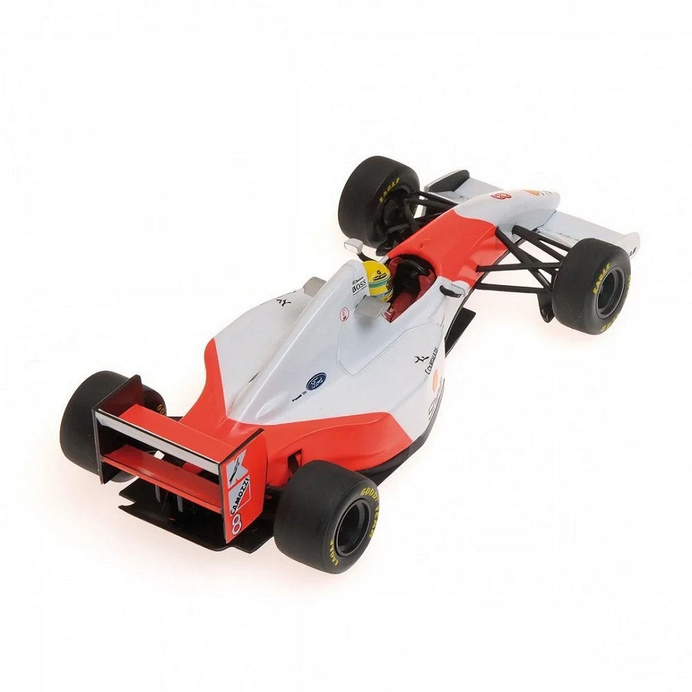 Miniatura 1/18 McLaren MP4/8 Ayrton Senna GP 1993 Australia - Bburago