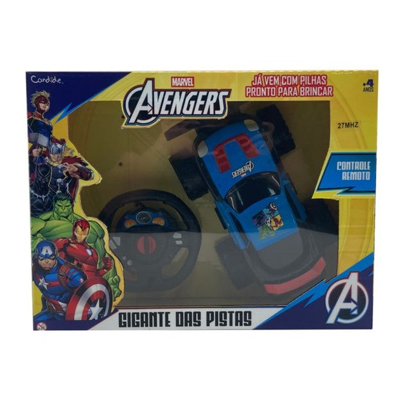 Carrinho de Controle Remoto Avengers Gigante das Pistas - Candide