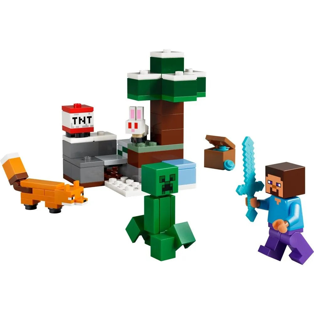 Lego Minecraft Aventura em Taiga do Steve - 21583