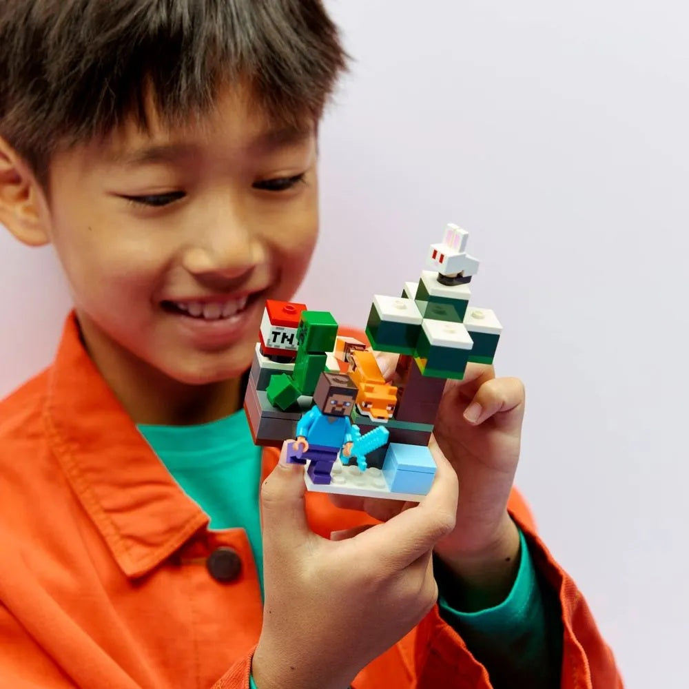 Lego Minecraft Aventura em Taiga do Steve - 21583