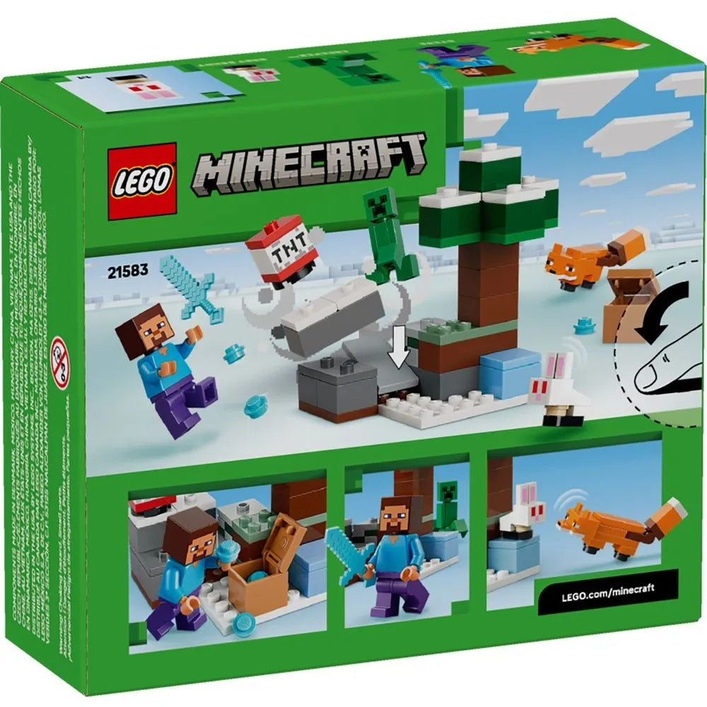 Lego Minecraft Aventura em Taiga do Steve - 21583