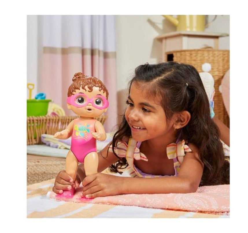 Boneca Baby Alive Bebê Na Piscina Morena - Hasbro