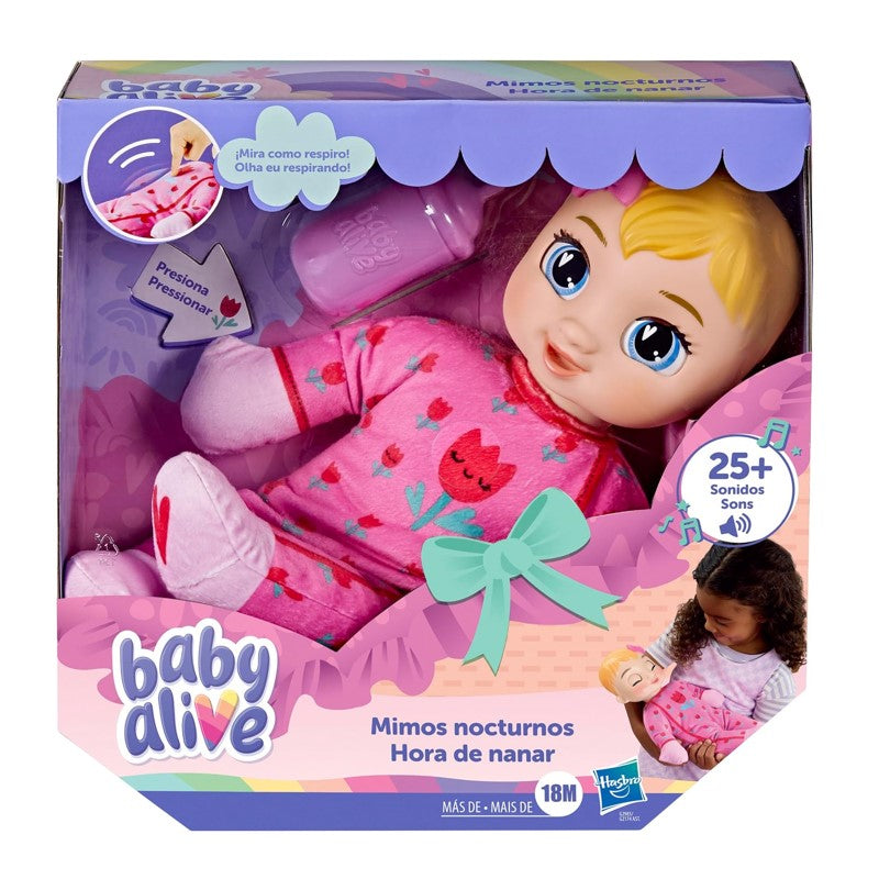 Boneca Baby Alive Hora de Nanar Loira - Hasbro