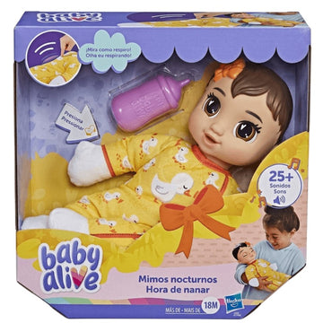 Boneca Baby Alive Hora de Nanar Morena - Hasbro
