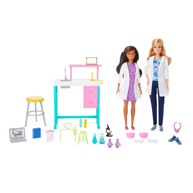 Conjunto de laboratório de ciências da Barbie - Mattel