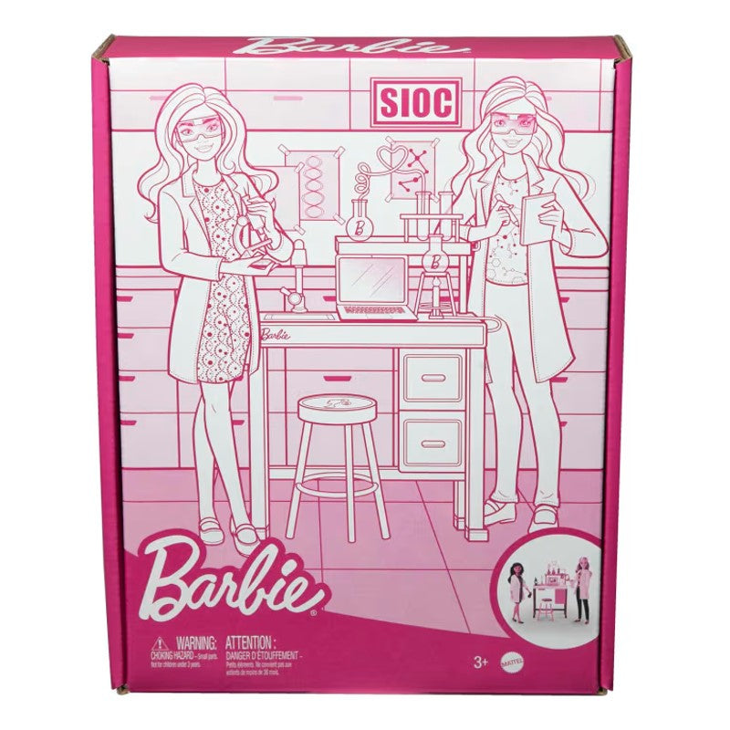 Conjunto de laboratório de ciências da Barbie - Mattel