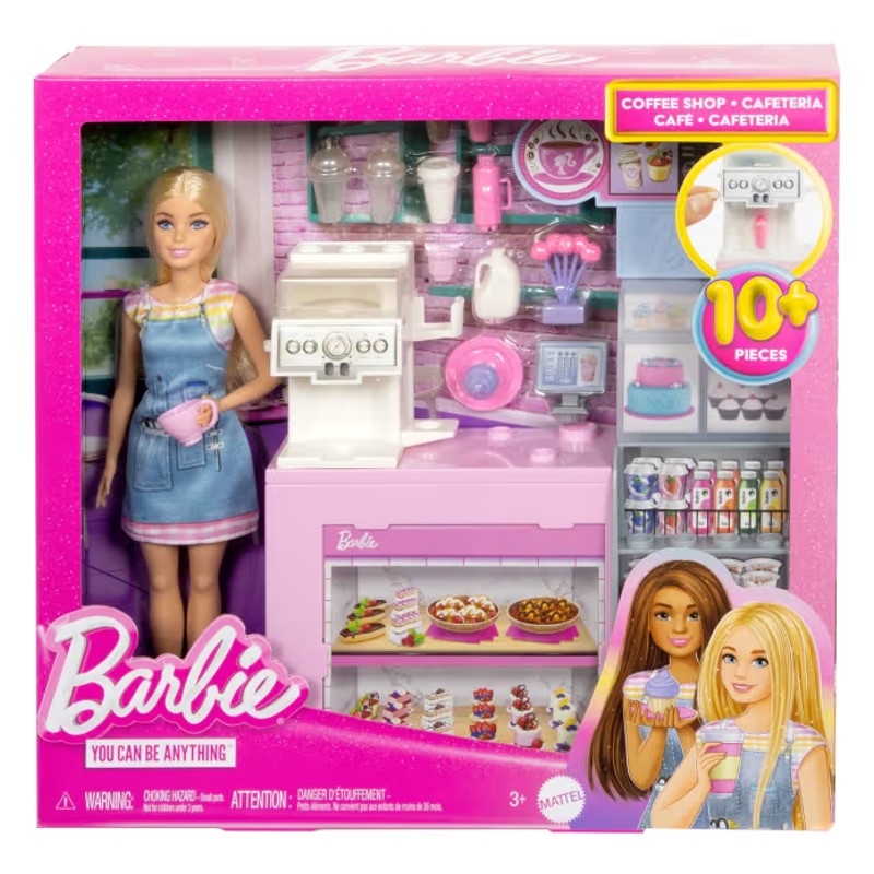 Barbie Cafeteria com  Acessórios - Mattel