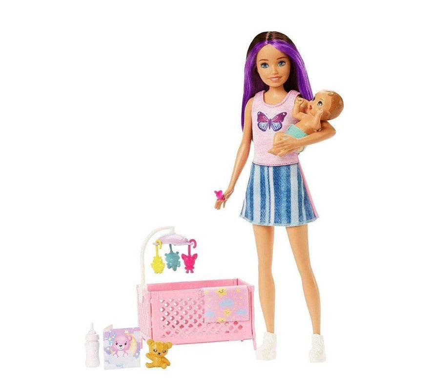 Boneca Barbie Skipper Conjunto De Dormir - Mattel HJY33